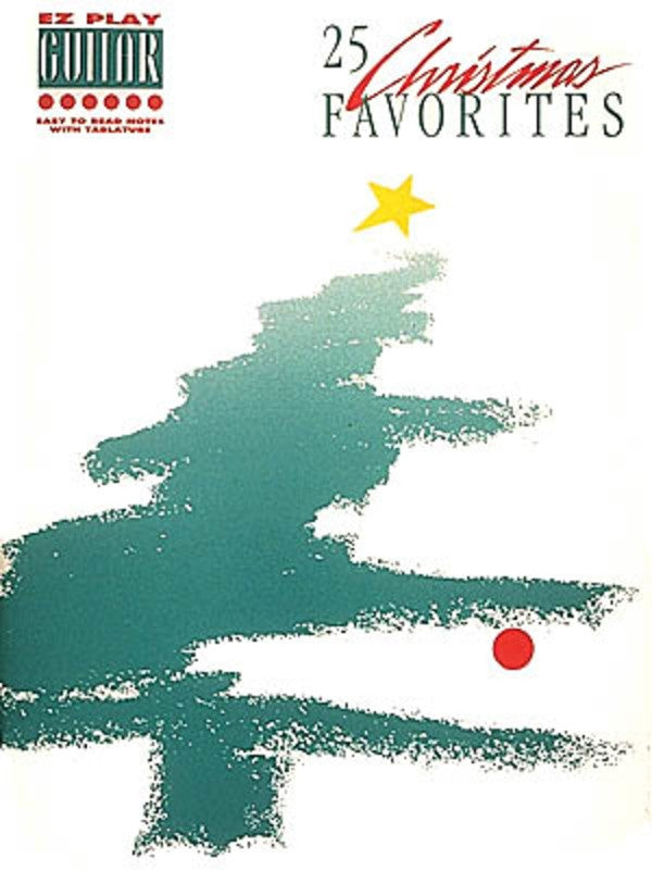 25 Christmas Favorites Ez Play Guitar Book
