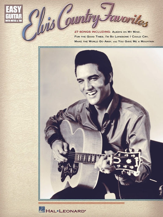 Elvis Country Favorites Easy Guitar Notes & Tab