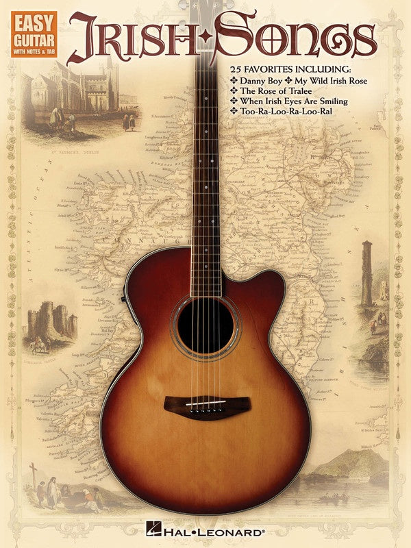 Irish Songs Easy Guitar Notes & Tab