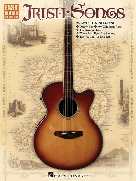 Irish Songs Easy Guitar Notes & Tab