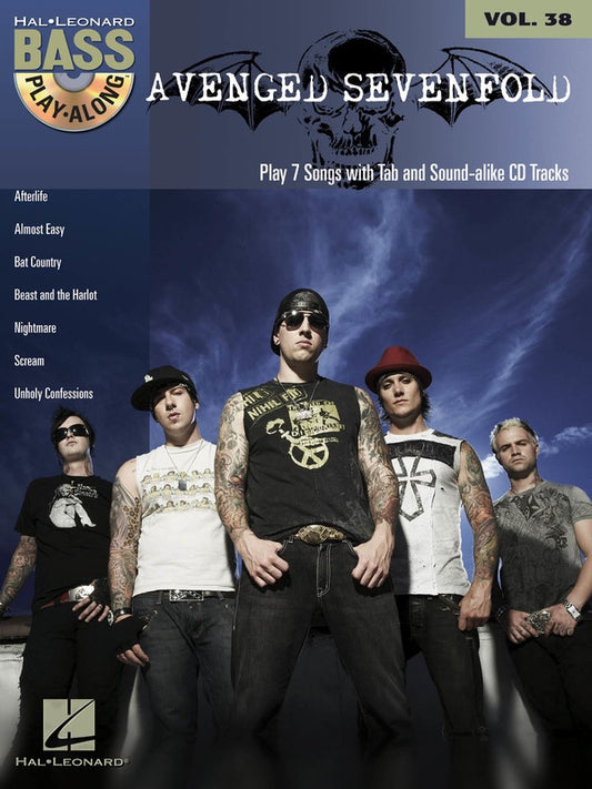 Avenged Sevenfold Bass Play Along Bk/Cd V38