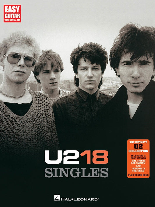 U2 - 18 Singles Easy Guitar Notes & Tab