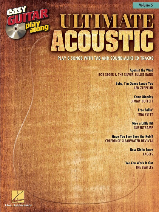 Ultimate Acoustic Easy Guitar Play Along Bk/Cd V