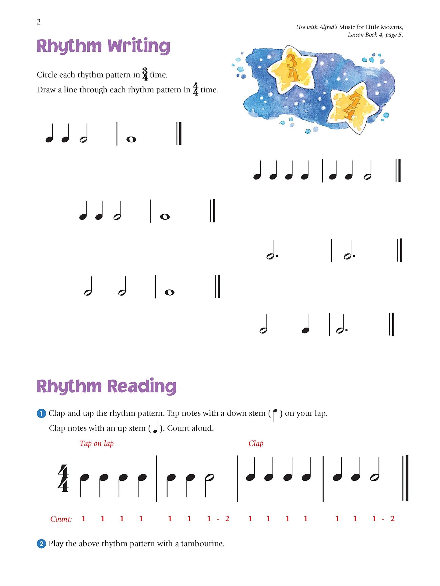 Alfred's Music For Little Mozarts - Rhythm Speller Book 4