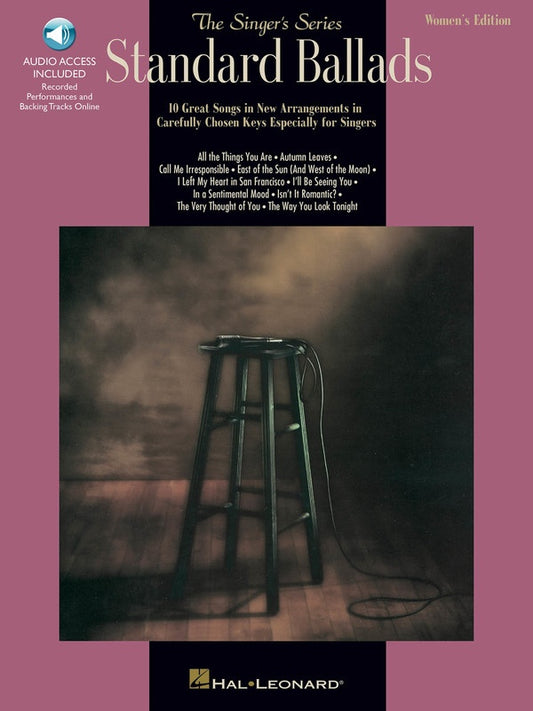Standard Ballads Bk/Cd Womens Ed
