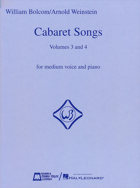 Cabaret Songs Volumes 3 & 4 Songbook