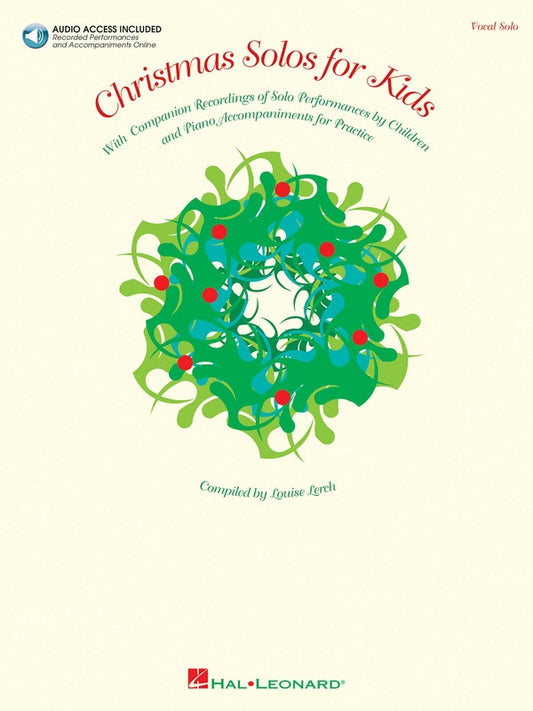 Christmas Vocal Solos For Kids Book/Cd