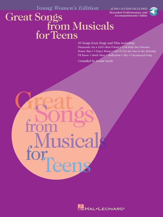 Great Songs From Musicals - Young Womens Edition Book/Cd