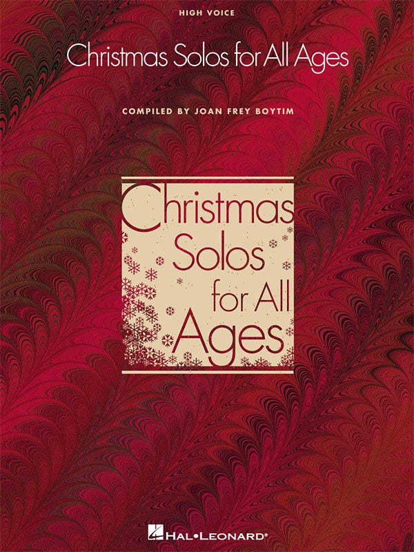 Christmas Solos For All Ages - High Voice Book