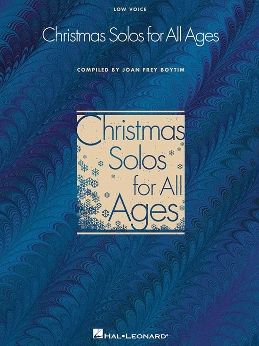 Christmas Solos For All Ages - Low Voice Book