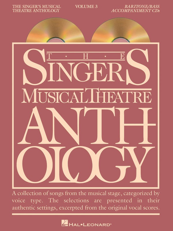 Singers Musical Theatre Anth V3 Bar Bass Cds