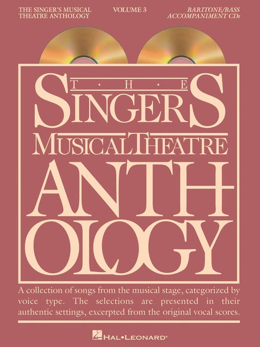 Singers Musical Theatre Anth V3 Bar Bass Cds