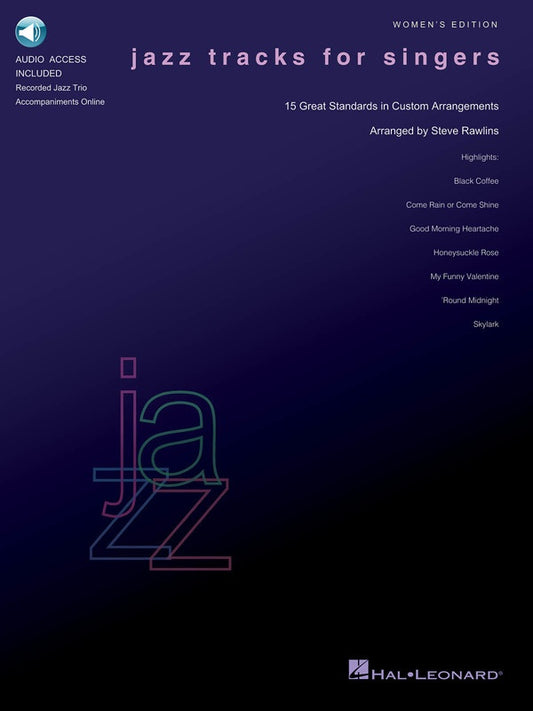 Jazz Tracks For Singers Bk/Cd Womens Ed