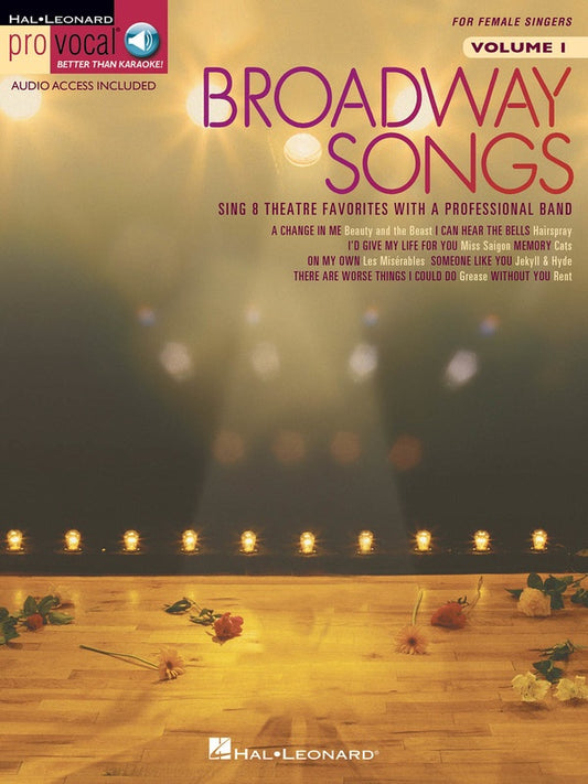 Broadway Songs Pro Vocal Womens Edition Volume 1 Book/Ola