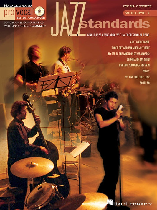 Jazz Standards Pro Vocal Bk/Cd Mens Ed V2