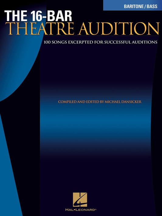 The 16-Bar Theatre Audition Baritone/Bass - Music2u