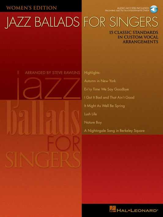 Jazz Ballads For Singers Womens Bk/Ola