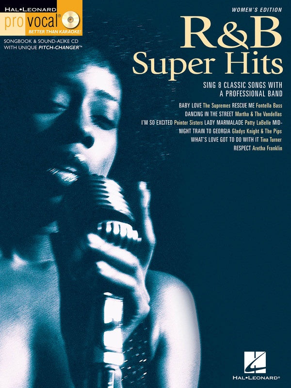 R & B Super Hits Pro Vocal Womens V7 Bk/Cd