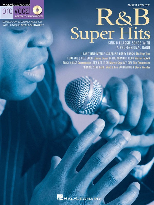 R & B Super Hits Pro Vocal Men V6 Bk/Cd