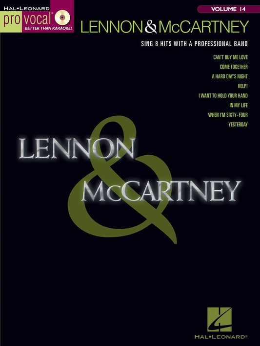 Lennon & Mccartney Pro Vocal Men V14 Bk/Cd