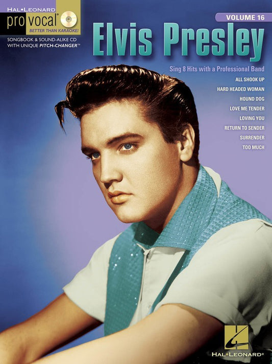 Elvis Presley Pro Vocal Mens Edition Volume 16 Book/Cd