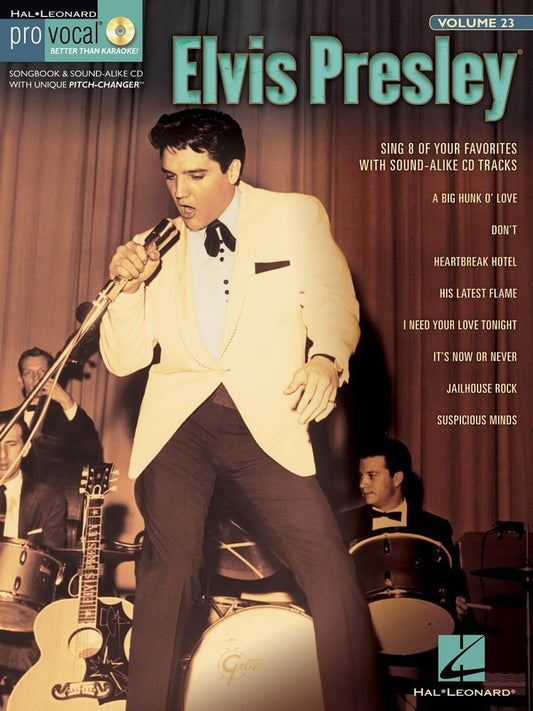 Elvis Presley Pro Vocal V23 Bk/Cd