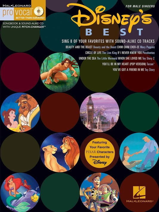 Disneys Best Pro Vocal Mens Edition Volume 12 Book/Cd