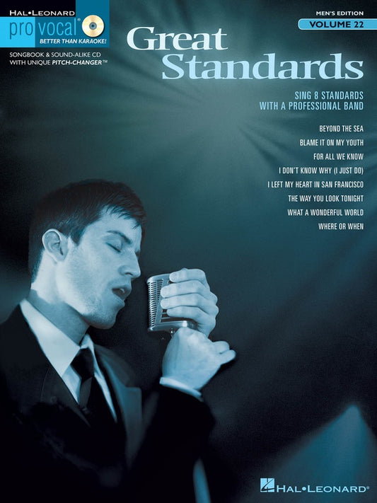 Great Standards Pro Vocal Mens Ed V22 Bk/Cd