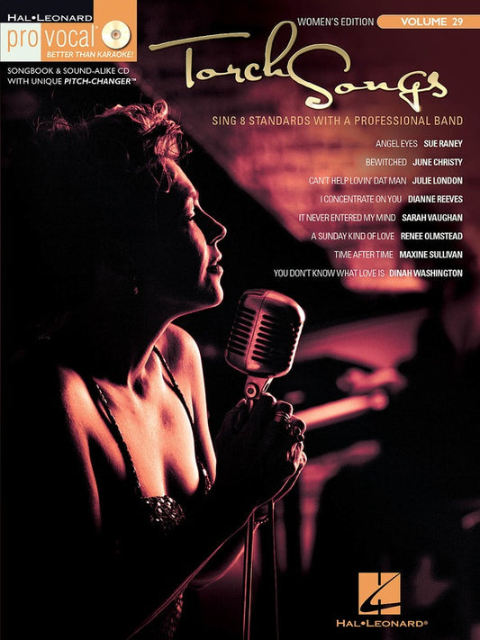 Torch Songs Pro Vocal Womens Ed V29 Bk/Cd