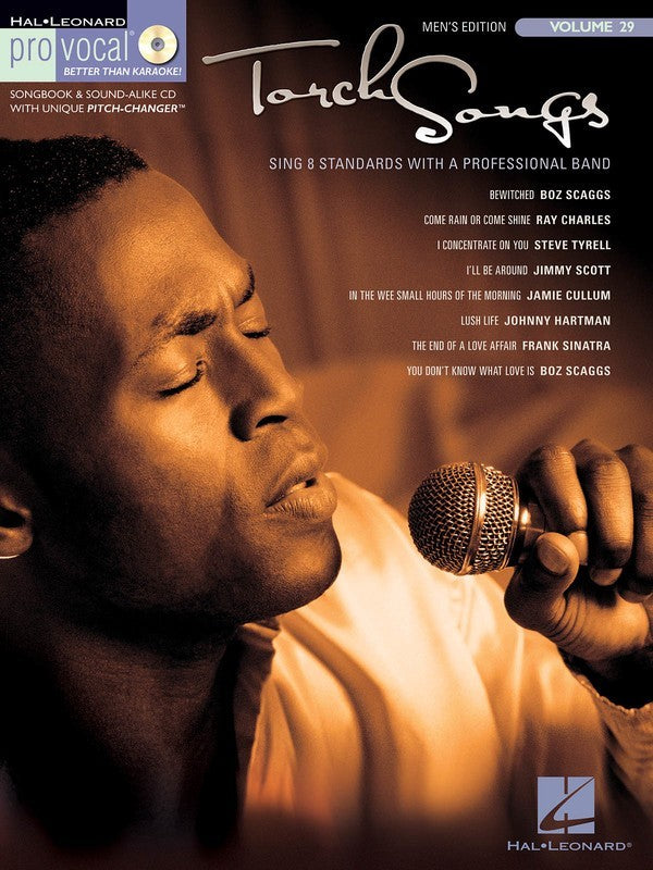 Torch Songs Pro Vocal Mens Ed V29 Bk/Cd