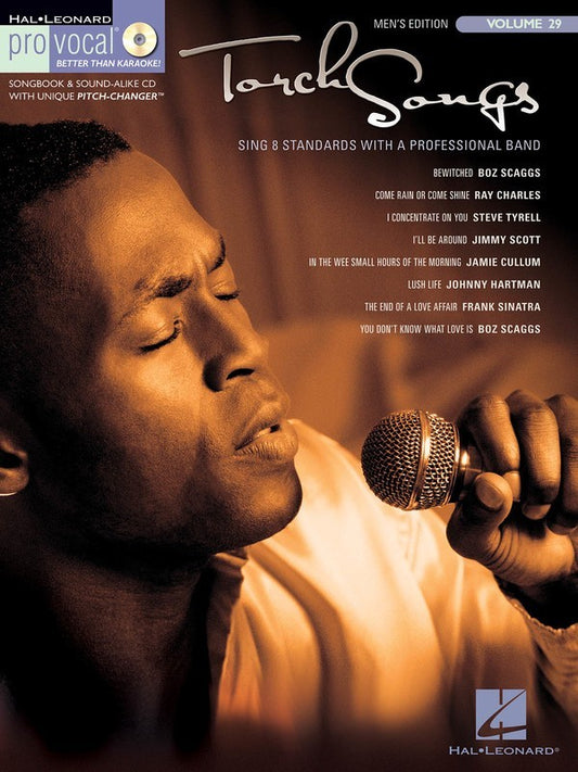 Torch Songs Pro Vocal Mens Ed V29 Bk/Cd