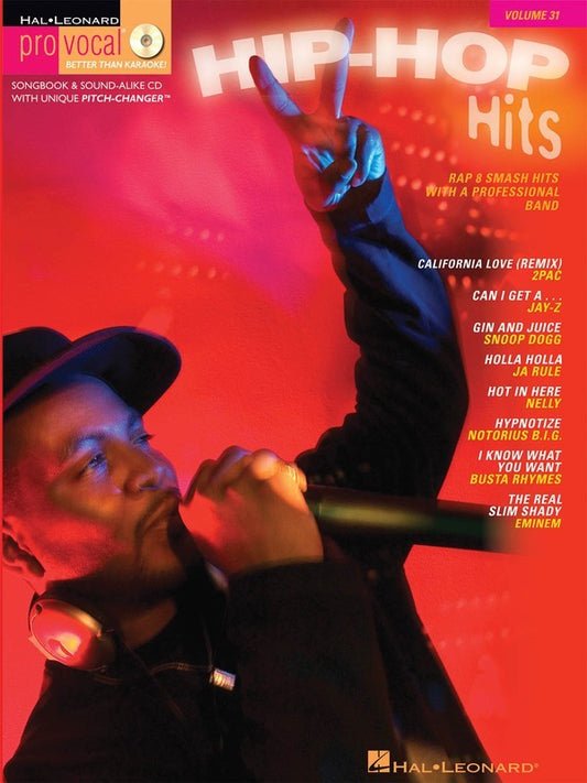 Hip Hop Hits Pro Vocal Mens Ed V31 Bk/Cd