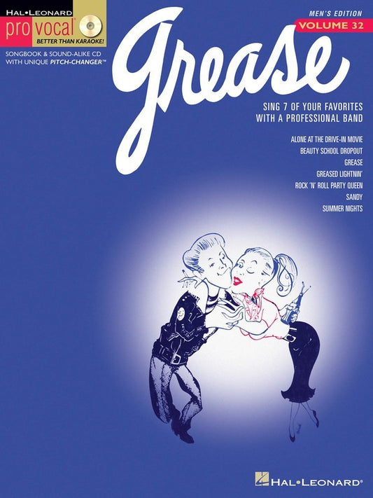 Grease Pro Vocal Mens Edition Volume32 Book/Cd
