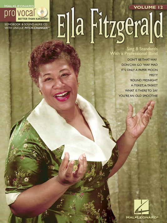Ella Fitzgerald Pro Vocal Womens Ed V12 Bk/Cd