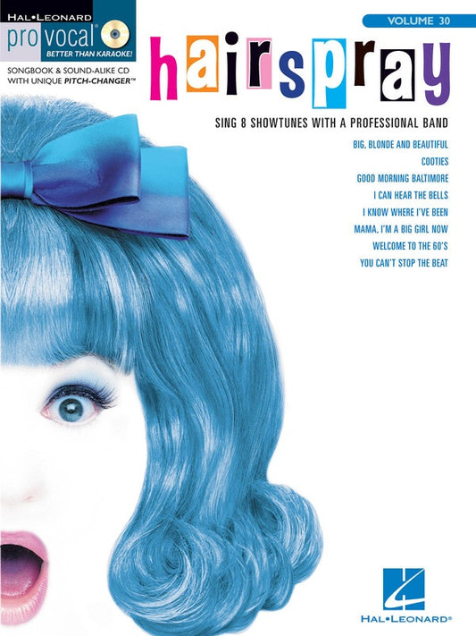 Hairspray Pro Vocal Womens Edition Volume 30 Book/Cd