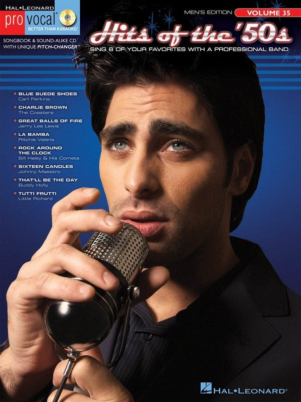 Hits Of The 50S Pro Vocal Mens Ed V35 Bk/Cd