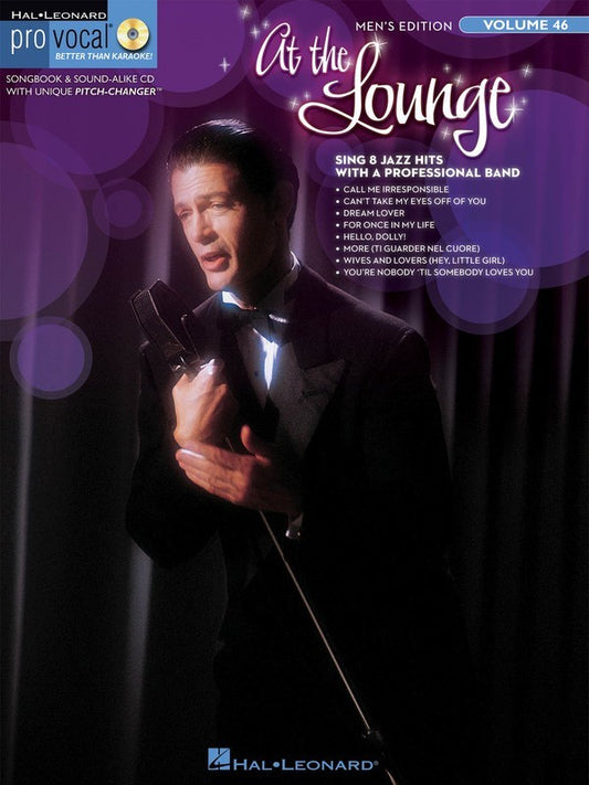 At The Lounge Pro Vocal Men V46 Bk/Cd