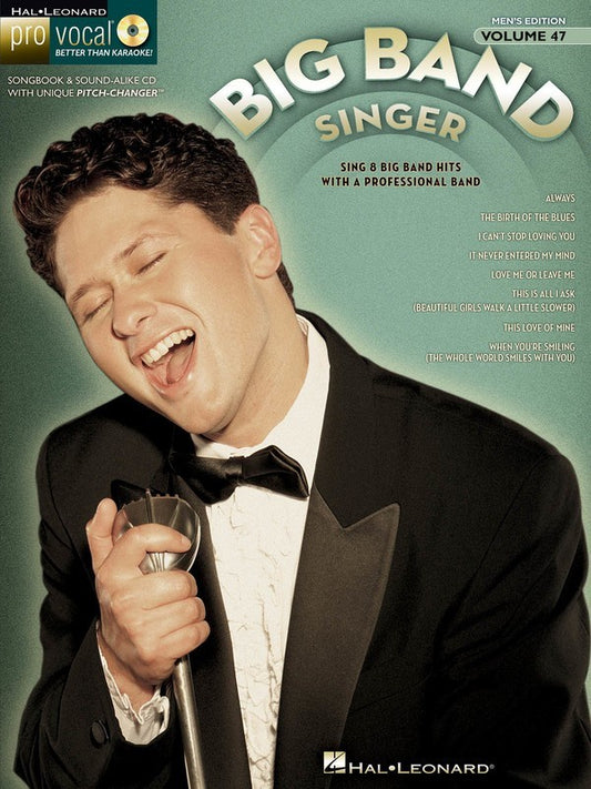 Big Band Singer Mens Pro Vocal V47 Bk/Cd
