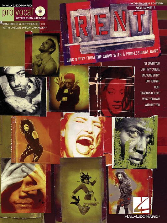 Rent Pro Vocal Men & Women V3 Bk/Cd