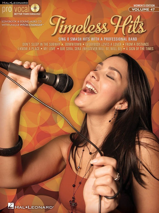 Timeless Hits Pro Vocal Womens Ed V47 Bk/Cd