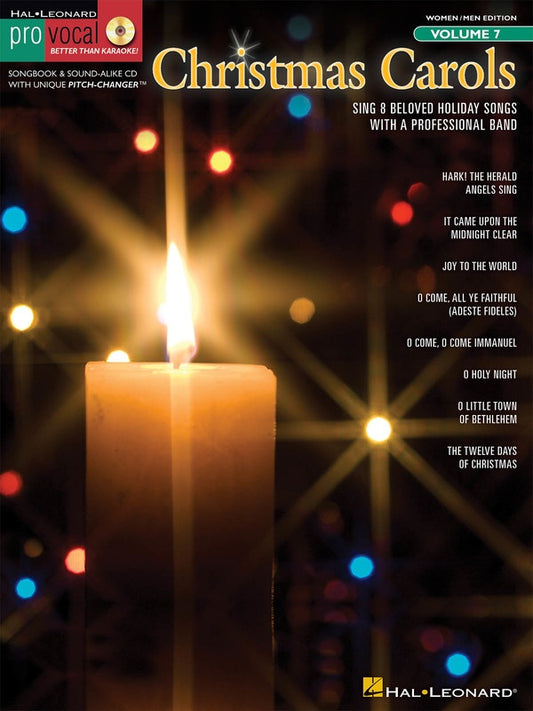 Christmas Carols - Pro Vocal Volume 7 Men & Women Book/Cd