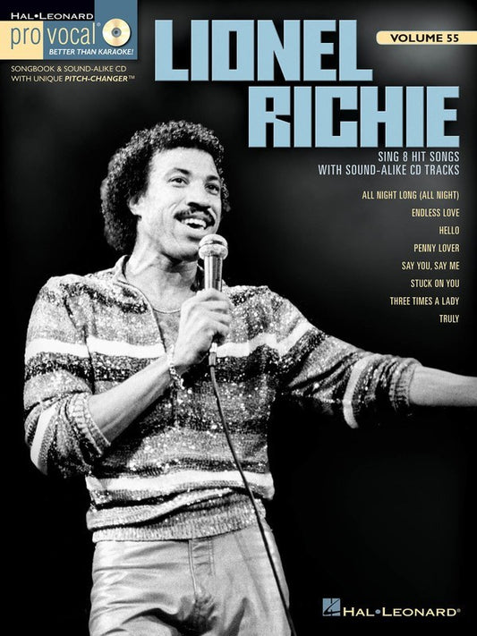 Lionel Richie Pro Vocal Bk/Cd V55