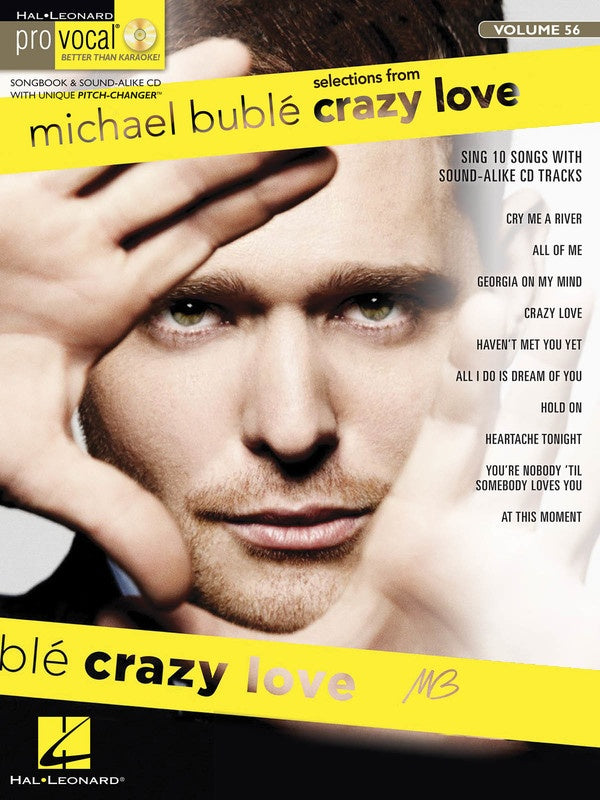 Crazy Love Pro Vocal Men V56 Bk/Cd