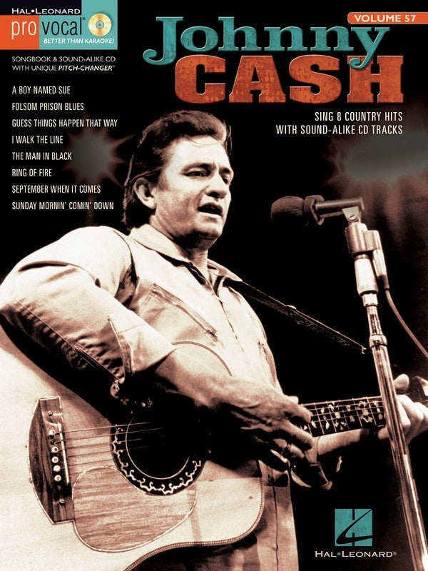 Johnny Cash Pro Vocal Men V57 Bk/Cd