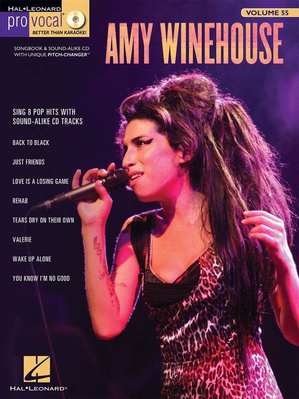 Amy Winehouse Pro Vocal Womens V55 Bk/Cd