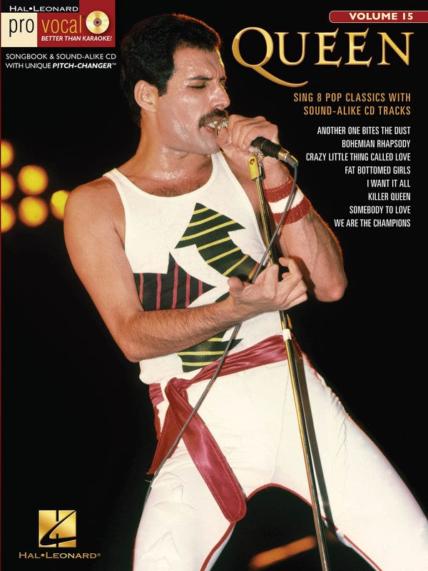 Queen - Pro Vocal Mens Edition Volume 15 Book/Cd
