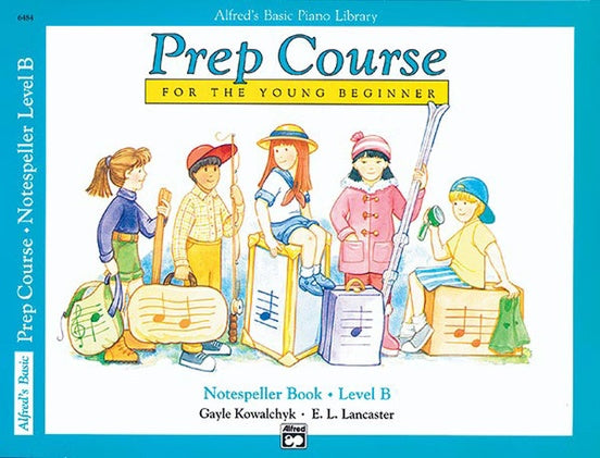 Alfred's Basic Piano Prep Course - Notespeller Level B Book