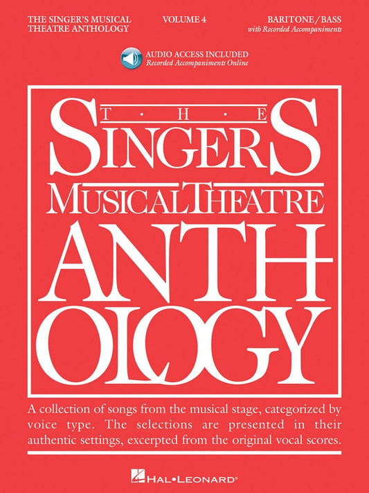Singers Musical Theatre Anth V4 Bar/Bass Bk/Ola