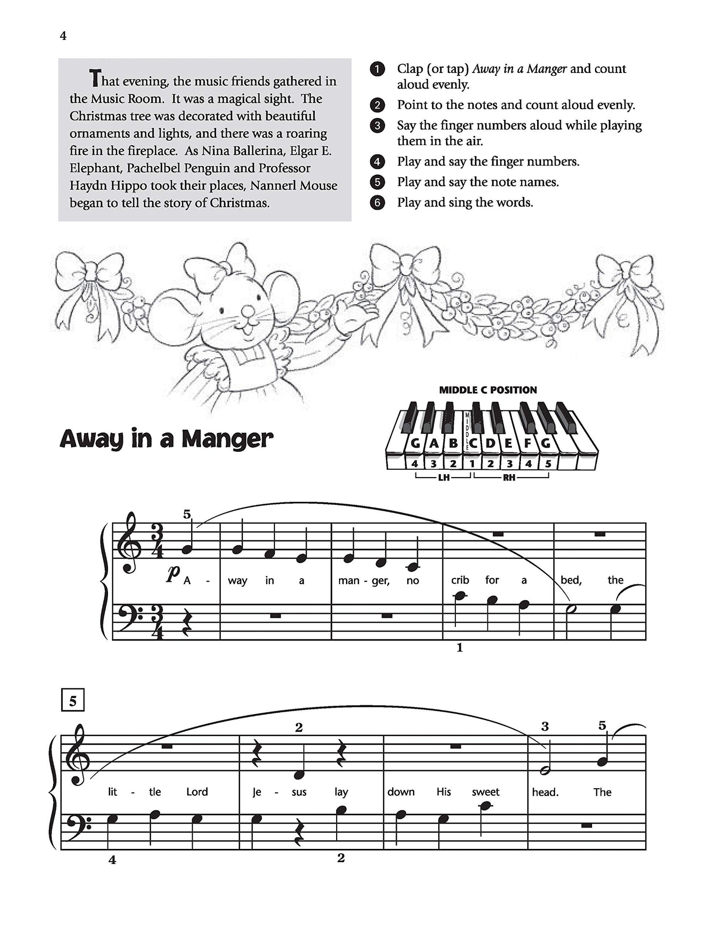 Alfred's Music For Little Mozarts - Christmas Fun Book 3