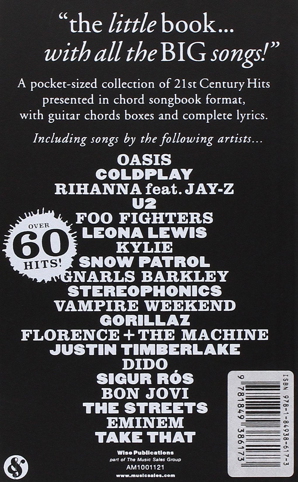 The Little Black Songbook 21st Century Hits For Guitar - 60 Songs
